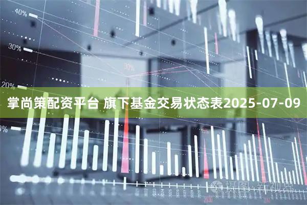 掌尚策配资平台 旗下基金交易状态表2025-07-09