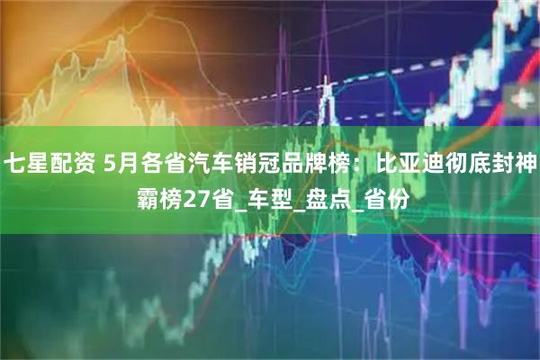 七星配资 5月各省汽车销冠品牌榜：比亚迪彻底封神 霸榜27省_车型_盘点_省份